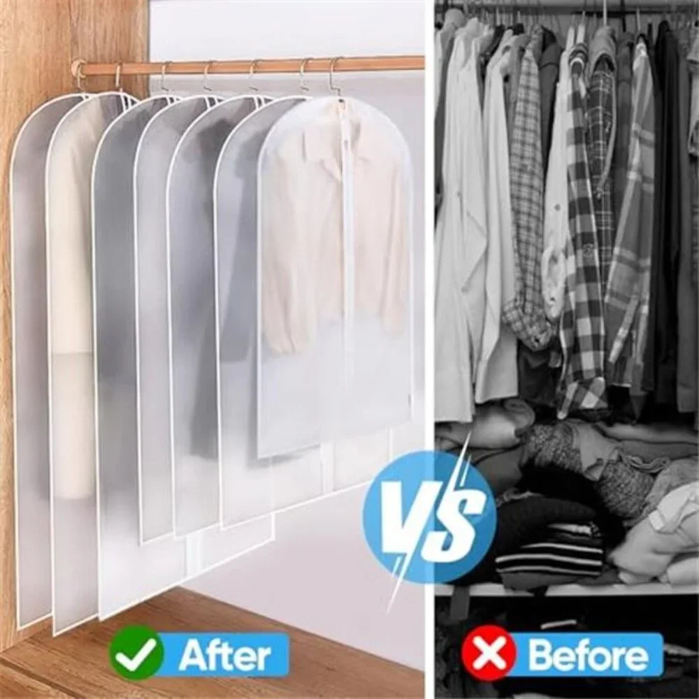 Garment Bags For Hanging Clothes Dress Suit Coat Storage Closet Organizer 12Pack